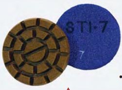 Substrate Technology Inc, FL Diamond Pad, 3", #Lux Grit (3000 Grit)