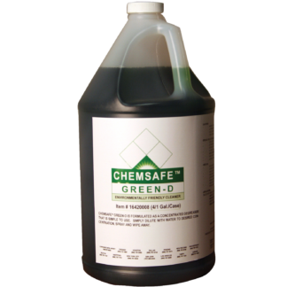 ChemSafe, Degreaser, Green D Concentrated All-Purpose Cleaner, 1 Gallon