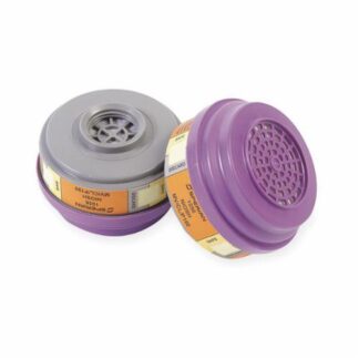 Honeywell P100 Cartridge, Mercury Vapor - Chlorine Combo Kit, S-Series, 4/Box