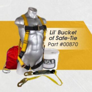 Guardian Huv Harness Li'L Bucket of Safe-Tie Kit, 2XL