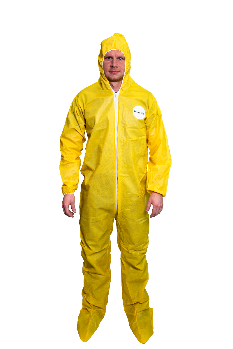Shieldtech 55, Coveralls, Bound Seam, 4XL
