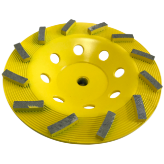 Cup Wheel, 12 Segment, 7" Diameter
