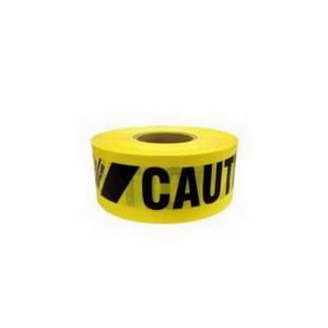 Presco Caution Cuidado Bilingual Reinforced Barricade Tape, 3"x500'