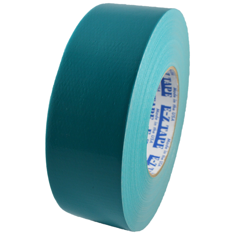 E-Z Tape, Teal Heavy Duty Duct Tape, 2" x 60 Yards, (24) Rolls per Case