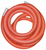 Vacuum Hose 1.5" X 50' Orange With Cuffs