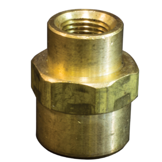 Brass Coupler - 1/4" FPT x 1/8" FPT