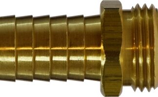 Barb 3/8" X 3/4" Mgh Brass