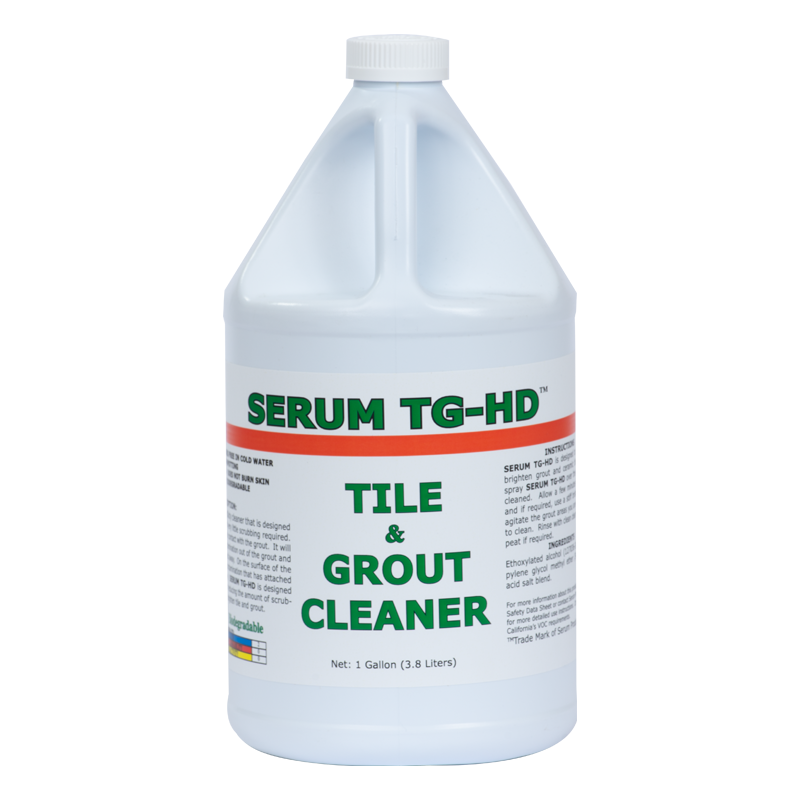 Serum Products, Hard Surface Cleaner, Serum TG - Tile & Grout, 1 Gallon