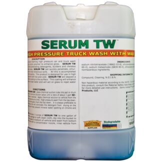 Serum Products, Truck Cleaner, Serum Truck Wash with Wax, 5 Gallons