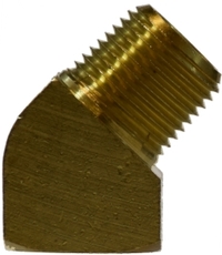 Elbow 45 Degree - 1/8" Street M-f Brass