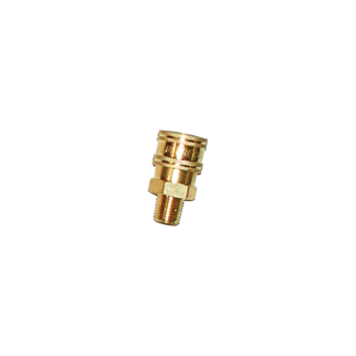 Flo-Thru Quick Connect, Brass 1/4" MPT
