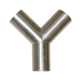 Vacuum Y, Stainless Steel, 2"