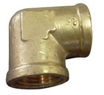 Elbow 90 Degree - 3/8" F-f Brass