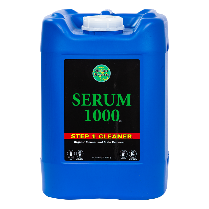 Serum Products, Mold Remover, Serum 1000 Step-1 Cleaner, 5 Gallons