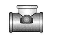 Tee 1/4" Fpt Brass