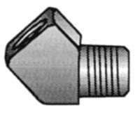 Elbow 45 Degree - 3/8" Street M-f Brass