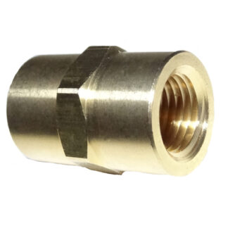Brass Coupler - 1/8"