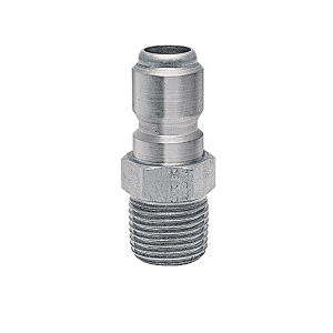 Quick Connect 1/8" Male Brass Flo-thru 1/8" Mpt
