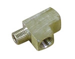 Tee 1/4" Street M-f-f Brass