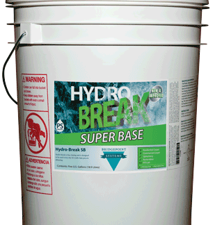 Bridgepoint Systems, Carpet Cleaning Prespray, Hydro Break, Super Base, 5 Gallons