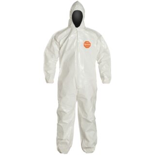 DuPont Coveralls, Tychem, Size 3XL, 12 Per Case