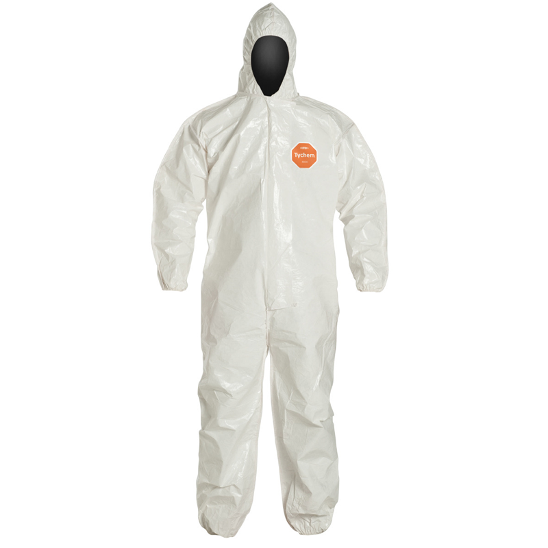DuPont Coveralls, Tychem, Size 3XL, 12 Per Case