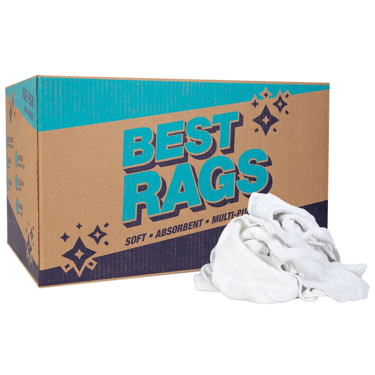 New Terry Bar Mop Towels 16" X 18" 20lb Bale/bx