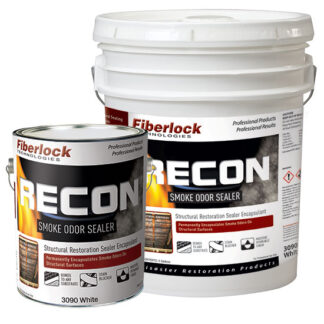 Fiberlock, Odor Sealer, Recon Smoke & Odor Sealer, Clear, 5 Gallons