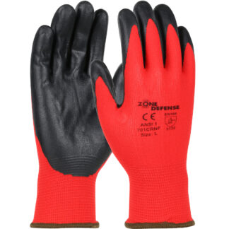 Westchester Gloves, 15 Gauge Nylon Shell, Black Nitrile Palm, MD