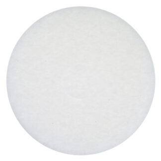 Norton, Floor Pad, 17" White Round Super Gloss Buffing and Polishing Pad