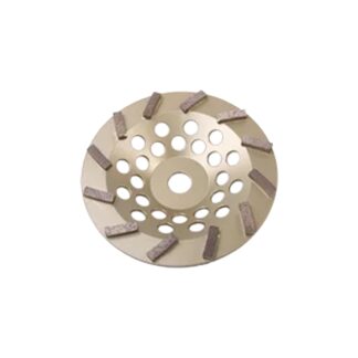 Cup Wheels, 7", Non-Threaded