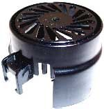 Vac Motor Cover - Black Plastic