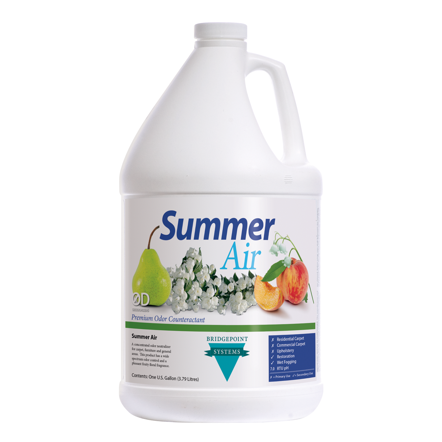 Bridgepoint Systems, Odor Neutralizer, Summer Air, 1 Gallon