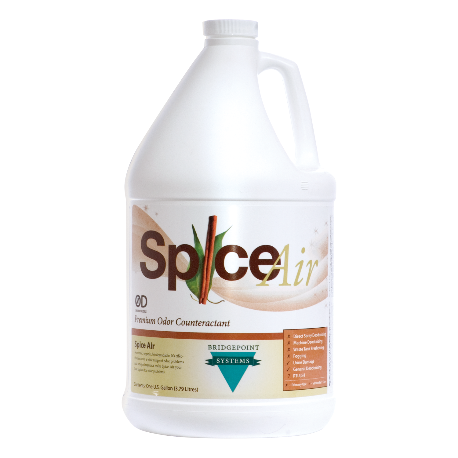 Bridgepoint Systems, Odor Neutralizer, Spice Air, 1 Gallon