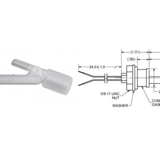 Switch Reed Float - Sidemount W/bulkhead Fitting