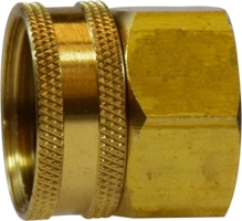 Adapter 1/2" Fpt X 3/4" Fgh Brass