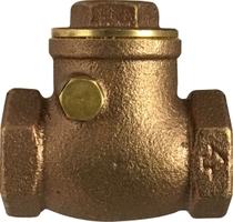 Check Valve 3/4" Swing Gate - Brass