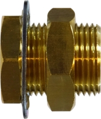 Bulkhead Fitting 1/8" Fpt - Brass