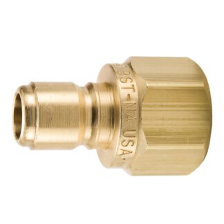 Quick Connect 1/8" Male Flo-thru Brass - 1/8"fpt