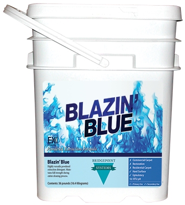 Bridgepoint Systems, Extraction Rinse, Blazin' Blue, 36 lbs
