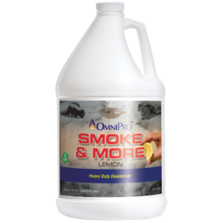 OmniPro, Odor Remover, Smoke & More Odor Neutralizer, Lemon, 1 Gallon