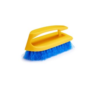 Rubbermaid[R] Iron Handle Scrub Brush - 6" L, Cobalt