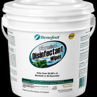 Benefect, Antimicrobial, Botanical Disinfectant Wipes, 6" x 7", (250) per Pail