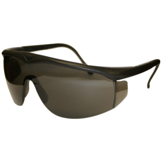Aegis, Safety Glasses, is200, Wraparound, Gray Lens, Black Adjustable Frame