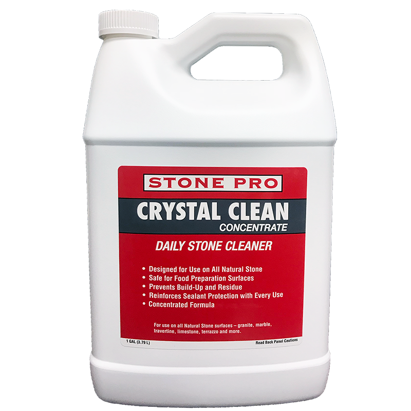 Stone Pro, Stone Cleaner + Sealer, Crystal Clean, Concentrate, 1 Gallon