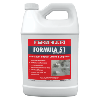 Stone Pro, Heavy-Duty Concentrated Alkaline Cleaner and Degreaser, Formula 51, 1 Gallon