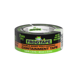 FrogTape Premium Grade, Double-Sided Poly-Hanging Containment Tape - DS 154 - 48mm x 25yd