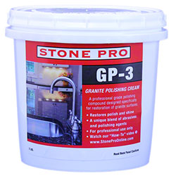 Stone Pro GP3 Granite Polishing Cream - 2 lb.