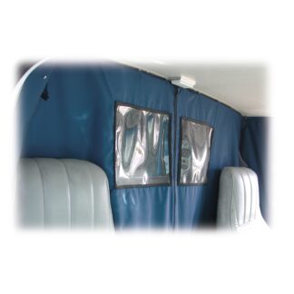 Van Divider Curtain, Charcoal, For Chevy & GMC 1992-Present