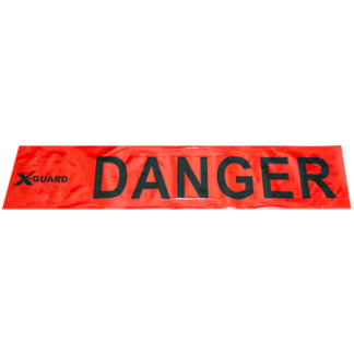 X-Guard, Barricade Tape, Red "Danger", 3" x 1000'